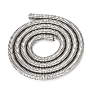 Metal Hose 304 316 Stainless Steel Flexible Corrugated Tubes ISO Certified 0.22 0.3mm Thickness 100 Working