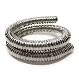 Metal Hose 304 316 Stainless Steel Flexible Corrugated Welded Pipes 1/2 in ISO Certified