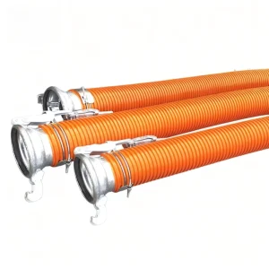 Mobile Drainage Pump PVC Water Inlet Pipe Plastic Reinforcement Rubber Hose 102mm for Car Suction Flood Control
