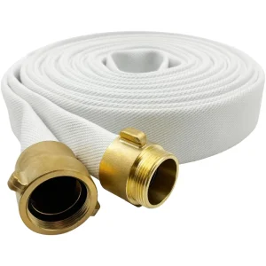 Model 001 Flexible Woven Water Hose for Agricultural Irrigation Fire Fighting (Class A/B Fires) Easy Installation Polymer