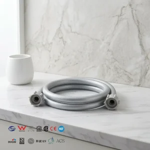 Modern Design Flexible Stainless Steel PVC Braided Hose Toilet Kitchen Bathroom for Hotels