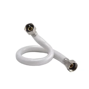 Modern Flexible Brass Sleeve Durable PVC Steel Wire Braided Hose Shower Plumbing for Bathroom Use
