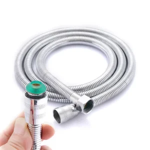 Modern Flexible Stainless Steel Plumbing Pipe Shower Hose Chromed Surface 3 Year Warranty Model DLP9001