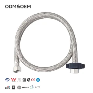 Modern Inner EPDM Tube Nylon Fitting Wire Stainless Steel Braided Flexible 1 2 Diameter 10 BAR Pressure Hose Plumbing Hose