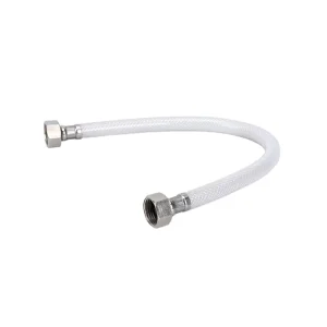 Modern PVC Flexible Braided Hose with Brass Nut for Bathroom and Kitchen Plumbing 3-Year Warranty
