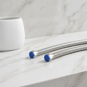 Modern Solar Heat Exchanger Water Heater Flexible Corrugated Stainless Steel Hose Durable Easy Installation for Bathroom Kitchen