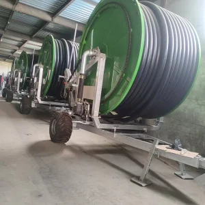 Moving Sprinkler Agricultural Water Turbine Hose Reel Irrigation System