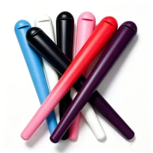Multi Color Flip Top PP Conical Plastic Storage Tube Airtight Empty Packaging Container Custom Logo & Size Available