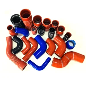 Multi Color Silicone Rubber Fabric Reinforced Hose Auto Motorcycle High Pressure Heat Resistant Custom Cutting IATF