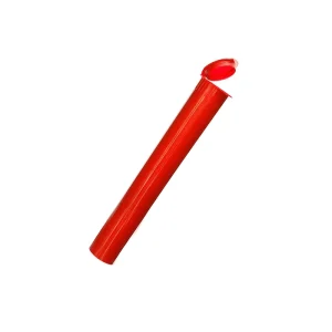 Multi Color Squeeze to Open 116mm Tube Airtight Smell Proof Plastic Tubes Pre Cone Roll Tube with Squeeze Open Tops
