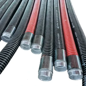 Multi Layer Polypropylene Composite Hose Reinforced With High Strength Synthetic Cord and Helix Wire Covered by PVC Coated Fabric