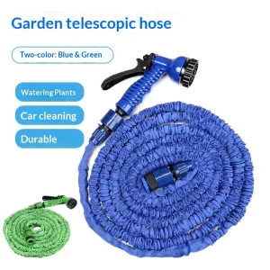 Multi-Purpose ABS Telescopic Car Wash Water Gun & Garden Hose for Car Washing Household Cleaning