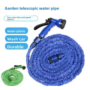 Multi-Purpose ABS Telescopic Garden Hose Water Gun for Car Wash and Garden Irrigation Seven Types of Water Splashes