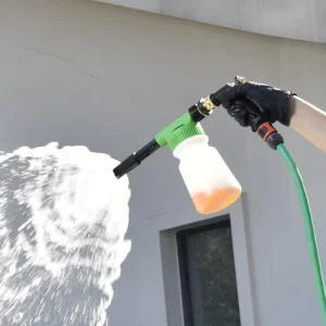 Multi-Use Plastic Car Washer Foam Gun with Pressure Cleaning Garden Hose Connector and 2L Bottle