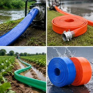 Multi inner diameter High Pressure PVC Layflat Hose for Water Supply Delivery