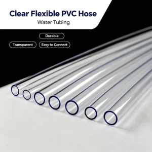 Multi-size Clear Plastic PVC Flexible Pipe ID16-18mm Durable Water Tubing for Fish Tank Irrigation and Filter Connection