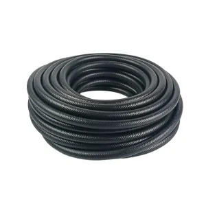 NBR Braided Rubber Fuel Hose 1 2 3 8 5 16 Inch Flexible Diesel Gasoline Oil Line Black Cutting Service for Pump Engine Air Water