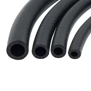 NBR Low Pressure Oil Resistant Smooth Surface Braided Diesel Gasoline Motorcycle Fuel Nitrile Rubber Hose