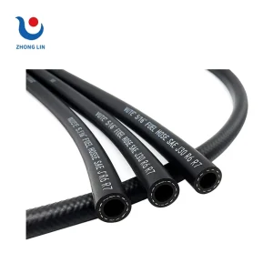 NBR Rubber High Pressure Oil Resistant Fuel Delivery Hose Cut to Size