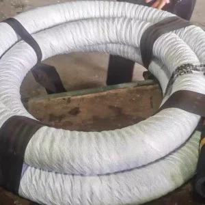 NBR Rubber Steel Wire Winding High Pressure Suction Hose For Water Sand Cement Sewage & Septic Use With Cutting Service