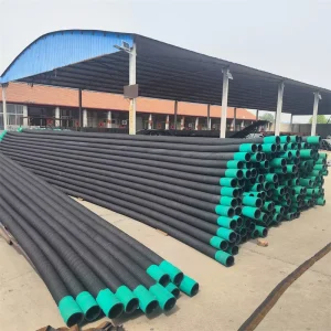 NBR Steel Wire Braided Hydraulic Hose 102mm 9.8mm Wall Thickness High Pressure High Temperature Resistance