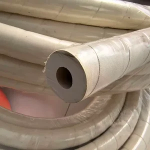 Natural Rubber White Vacuum Hose Negative Pressure Thickened Large Diameter