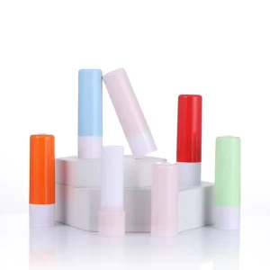 New Mold 4.8g Empty Plastic Lipstick Container Lip Balm Tube