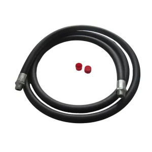 Non Marking Multi Purpose High Pressure Washer Hose with Quick Coupler Safety Clamps Rubber Material