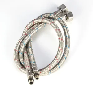 Non-standard Small-bore 7.5mm Stainless Steel Faucet Hose M8 Connection for Cold/Hot Water Supply Universal Kitchen Use Max Temp