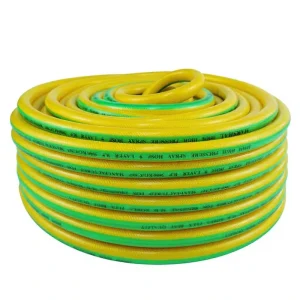 Non toxic Odorless Industrial 5 Layer Agricultural Reinforced High Pressure PVC Water Pipe Discharge Hose Customizable Length
