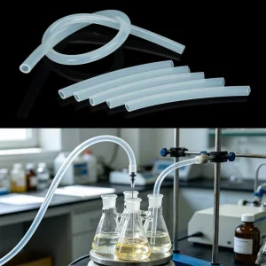Non toxic Tasteless Dairy Production High Clean Transparent Pipe Thin Water Tube Silicone Hose