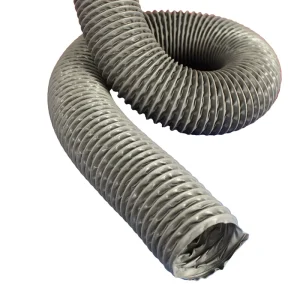 Nylon Fabric Duct Hose 10m Flexible Ceiling Mounted Industrial Design Air Ventilation Duct Hospital & School Use 1 Year Warranty