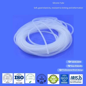 ODM Food Grade ISO13485 Platinum Vulcanized Silicone Hose High Transparency Customization Spec. & Sizes for Medical Machine