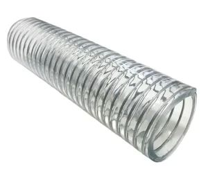 OEM Custom Design Transparent Reinforced Durable Flexible PVC Steel Spiral Hose