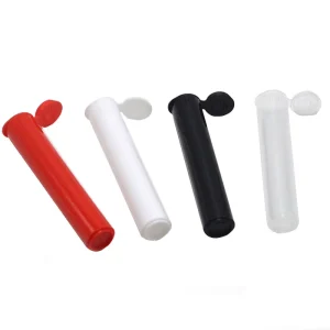 OEM Custom Logo Pop Top Plastic Tubes 109/116/120mm with Screen Printing Recyclable for Industrial Packaging Use