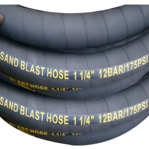 OEM Custom Rubber SandBlast Hose Sandblasting for Construction Machinery Parts Casting Polishing