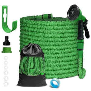 OEM Factory High Quality Expandable Garden Hose Water Spray Gun 2 Layers Latex Inner Tube Water Hose