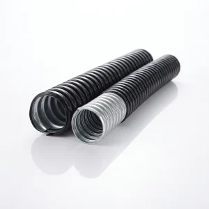 OEM Factory PVC Coated Flexible Conduit Plastic Coated Corrugated Metal Hose Cable Protection Corrugated Tube