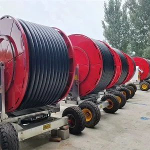 OEM Hose Reel Irrigation System for Sugarcane Cotton and Soybean Plantation Irrigation Projects with Rain Gun Sprinkler