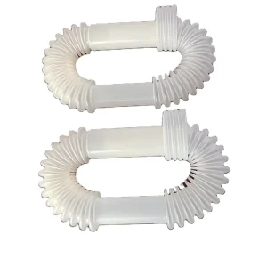 OEM ISO Certified 38mm PE Corrugated Flexible Pouring Spout Hose 39cm Length 1mm Wall Thickness Removable Jerry Can
