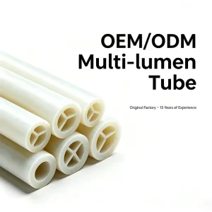 OEM ODM Custom Extruded Multi-Lumen Silicone Tube Medical Grade Flexible Silicone Tubing Factory Supply