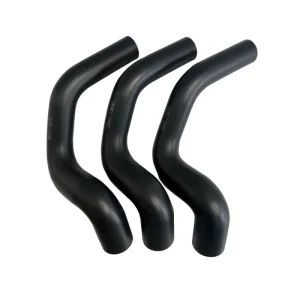 OEM ODM Customized Flexible Automotive Parts Radiator Water Coolant Hose EPDM Silicone Rubber Smooth Black Cutting