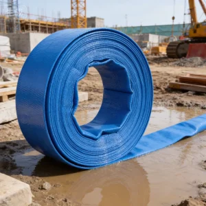 OEM & ODM Standard Pressure Flexible Discharge Water Layflat Hose 2bar-8 bar 6 Inch PVC Irrigation Lay Flat Hose