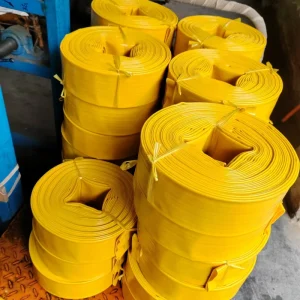OEM & ODM Standard Pressure Flexible Discharge Water Layflat Hose PVC Irrigation Lay Flat Hose