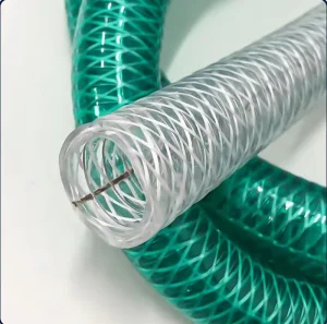 OEM Spiral PVC Steel Wire Reinforced Food Grade Hose Transparent Clear Design 6 Inch 8 Inch Cutting for Fluid Applications