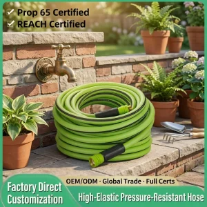 Odorless Non Toxic PVC Garden Hose High Elastic Fiber Reinforced Flexible Water Pipe Eco friendly Soft Hose for Home and Farm