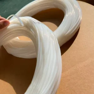 Odorless and Non toxic Virgin grade PTFE Hose Extruded Tubing PTFE Plastic Translucent Milky Hose for Chemical Transportation