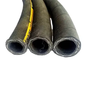Oil Resistant Black Steel Wire Braided Rubber Hose Hydraulic Rubber Oil Hose from China Factory