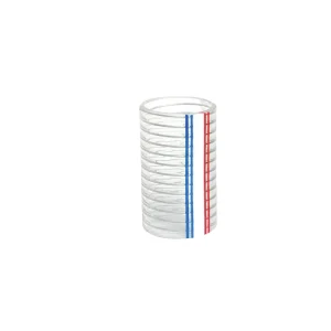 Oil Resistant Flexible Vacuum Hose Transparent Steel Wire Tube PVC Plastic Pipe
