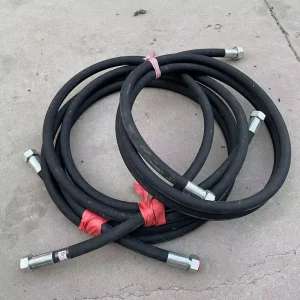 Oil Resistant High Pressure Hydraulic Hose High Pressure Steel Wire Braided wound Rubber Hose